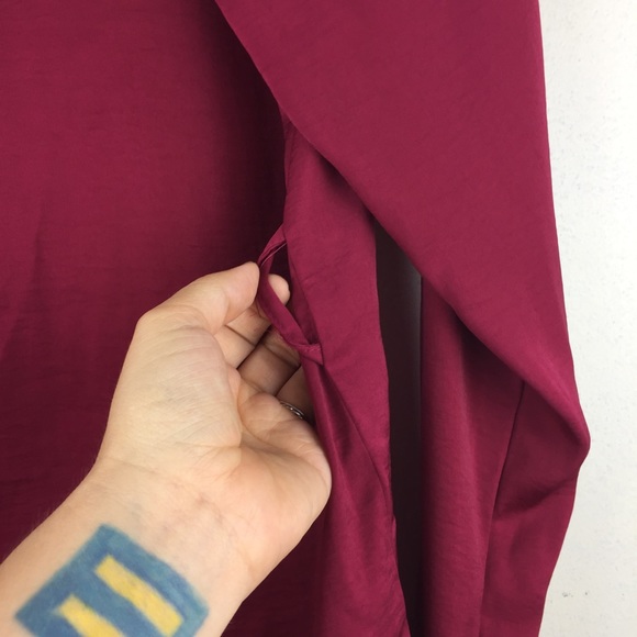 Room Service Red Pink Soft Sleepwear Lounge Top - Picture 11 of 11